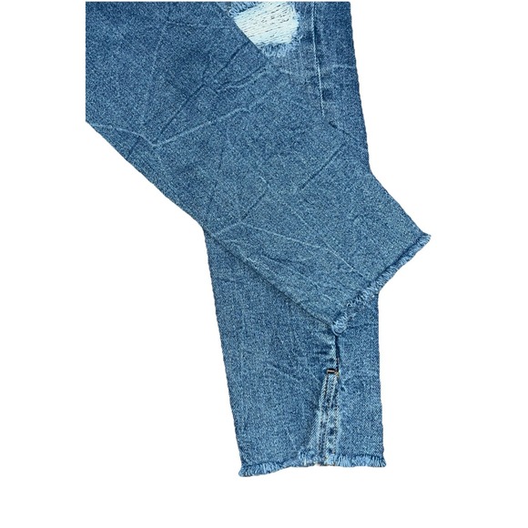 Kensie Jeans Womens‎ Size 4/27 Blue Vintage Luxe Raw Hem Distress Skinny Denim - Picture 3 of 12